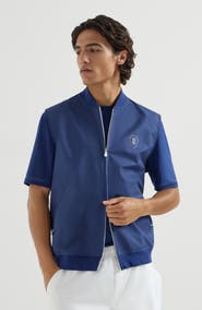 Brunello Cucinelli Nylon vest with logo