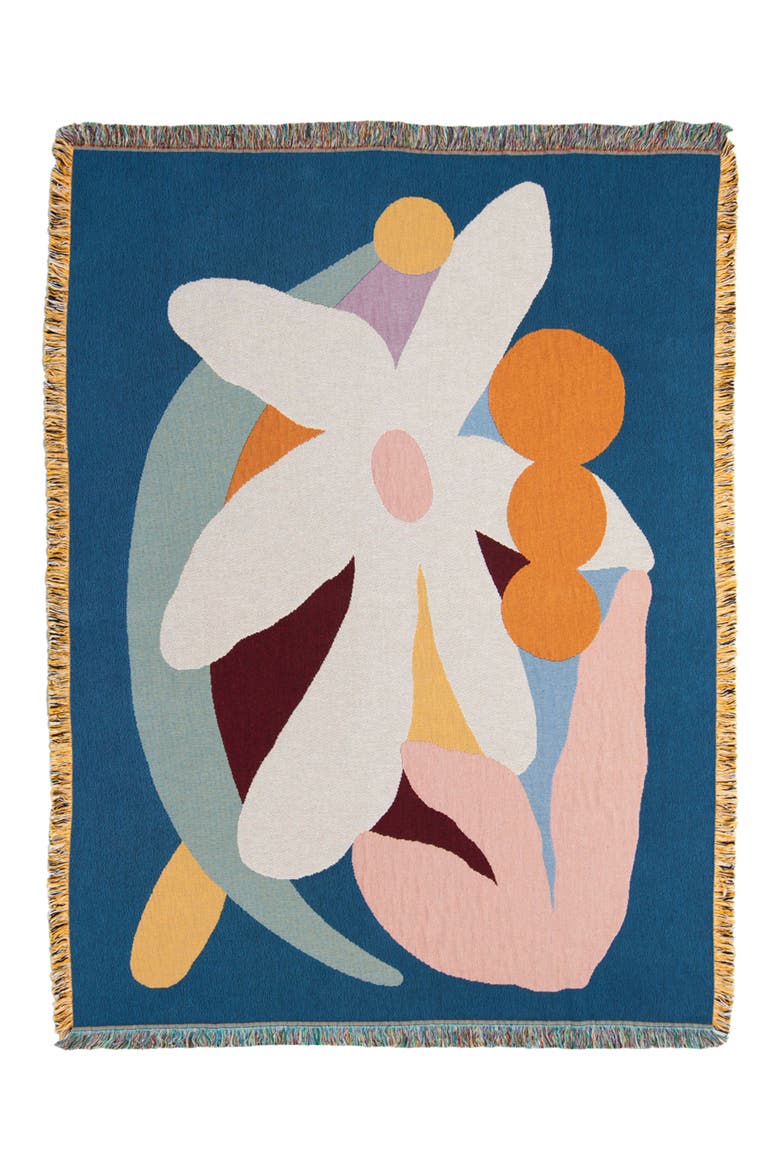Delaney Woven Throw Blanket, Main, color, MULTI