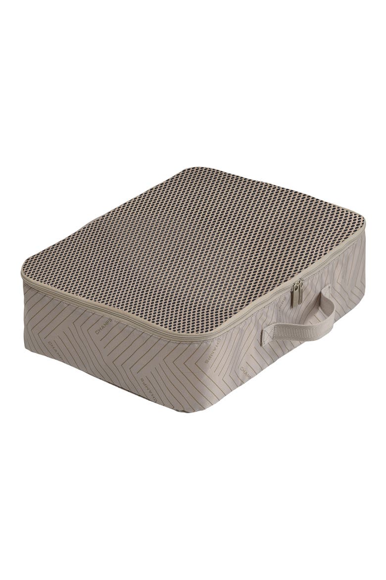 Set of 6 Packing Cubes, Alternate, color, OFF-WHITE