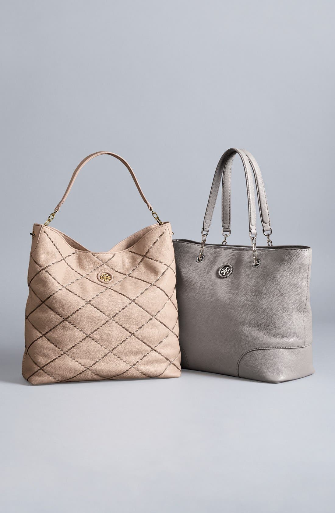 Tory Burch Pebbled Leather Tote, Alternate, color, 