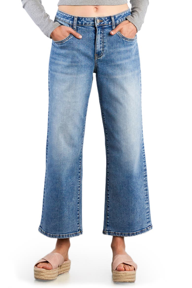 High Waist Ankle Relaxed Straight Leg Jeans, Alternate, color, RELAXED BLUE
