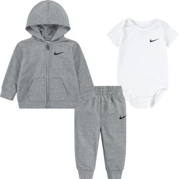 Nike Zip Hoodie, Bodysuit & Joggers Set | Nordstrom