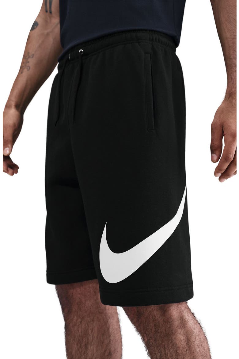 Club Shorts, Alternate, color, BLACK/ WHITE