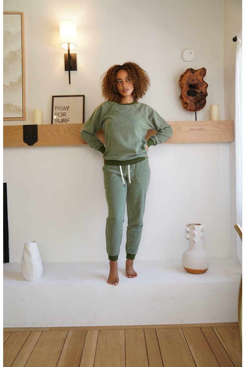 BlanketBlend Unisex Crewneck, Alternate, color, Iguana