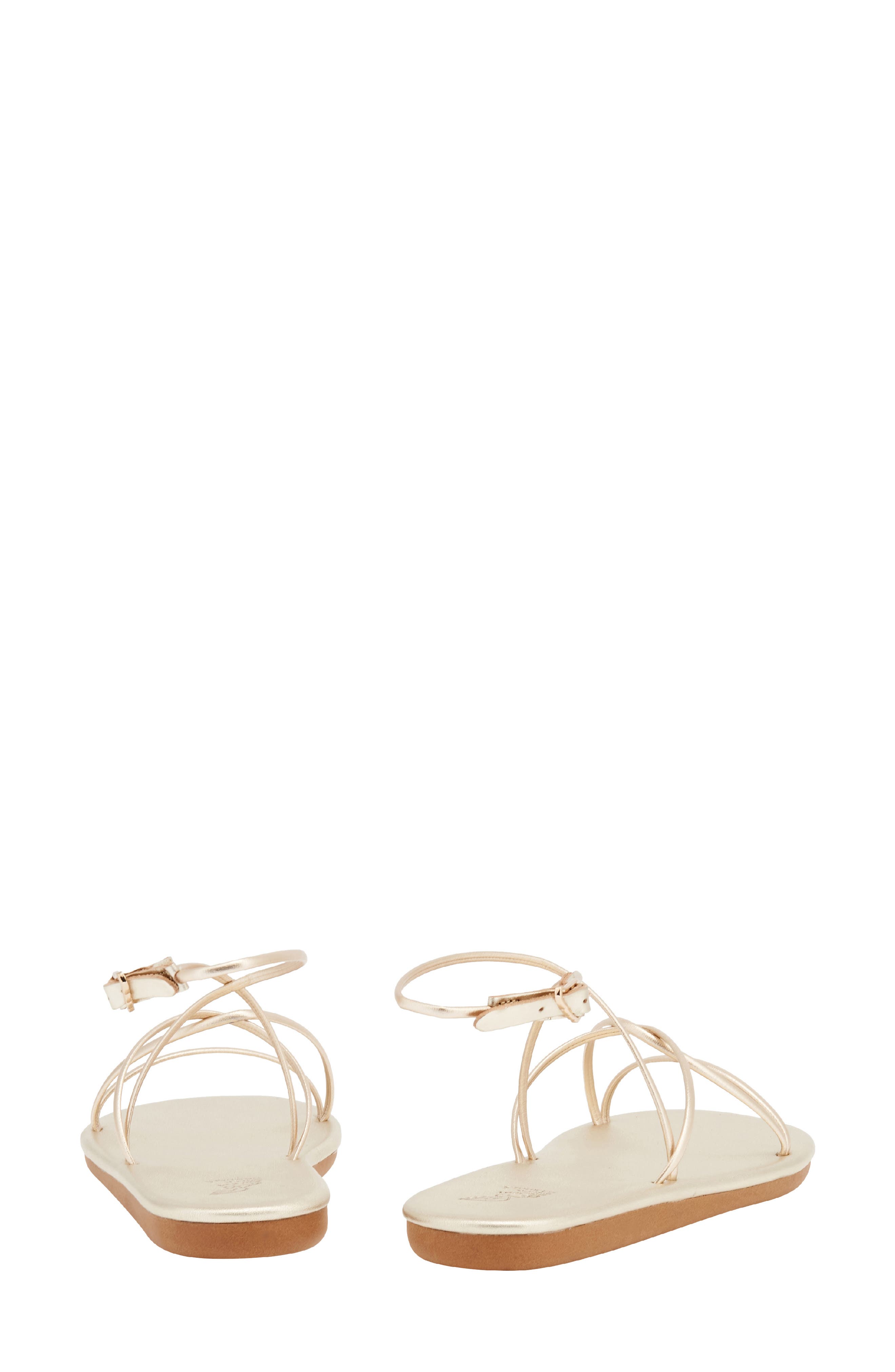 Ancient Greek Sandals Pixida Strappy Sandal, Alternate, color, Platinum
