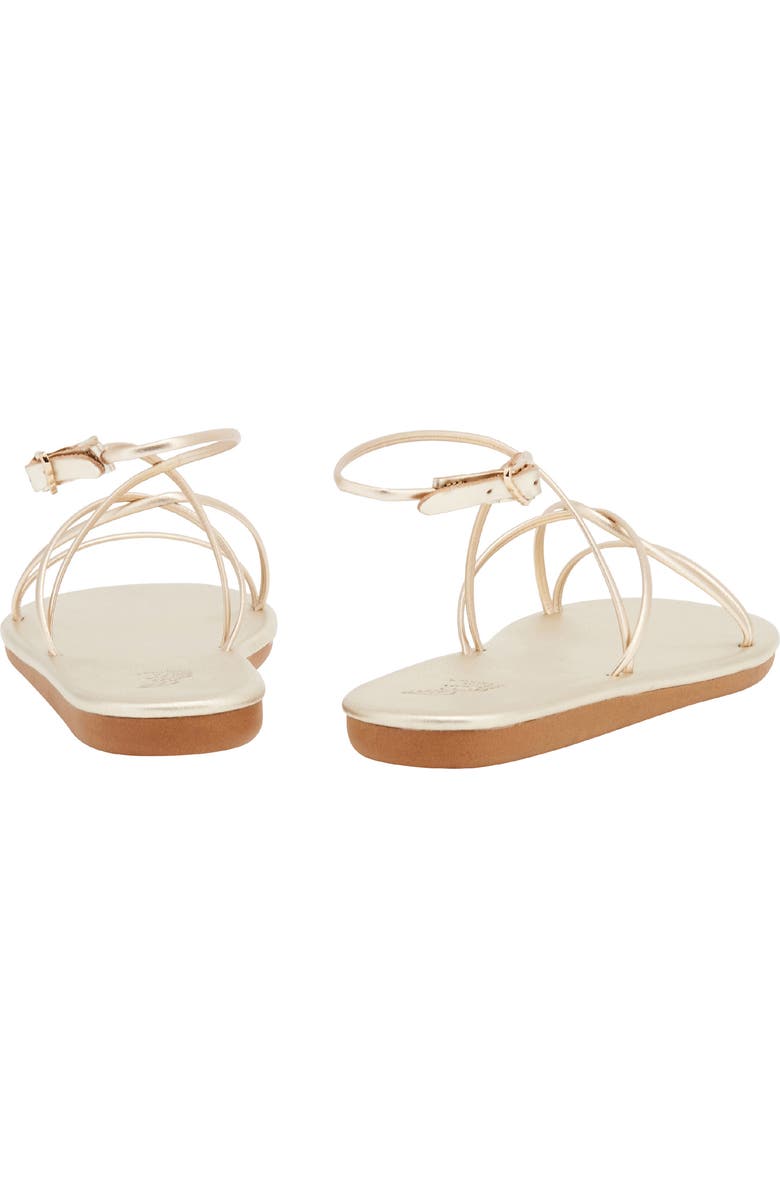 Ancient Greek Sandals Pixida Strappy Sandal, Alternate, color, Platinum