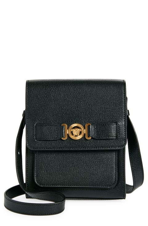 ショルダーバッグ VERSACE Men Shoulder bag Black 10160591A13018 1B00V Versace Myth Quilted Hobo Messenger Bag Black,Gold | VERSACE US