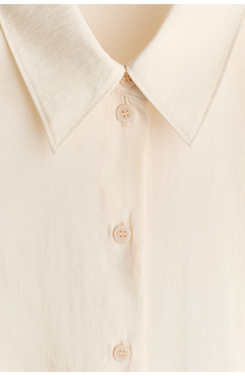H&M Modal-blend Shirt, Alternate, color, Cream