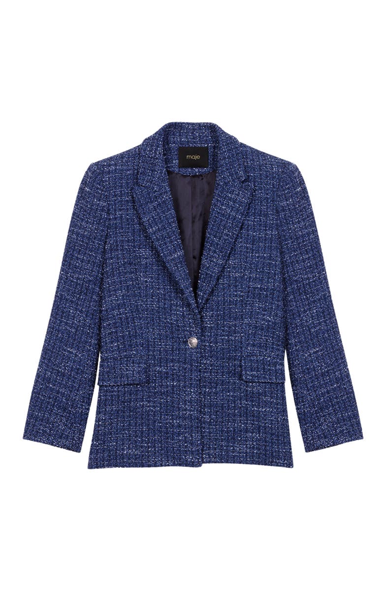 maje Tweed jacket, Alternate, color, 