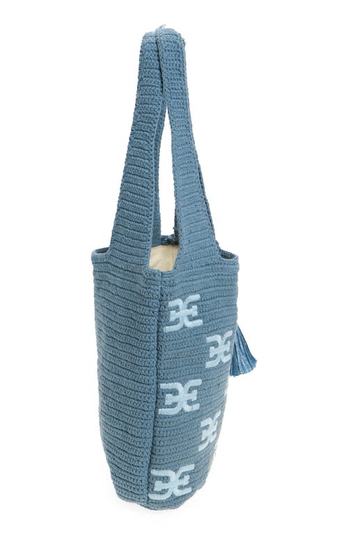 SAM EDELMAN SAM EDELMAN APRIL NORTH/SOUTH WOVEN TOTE BAG 