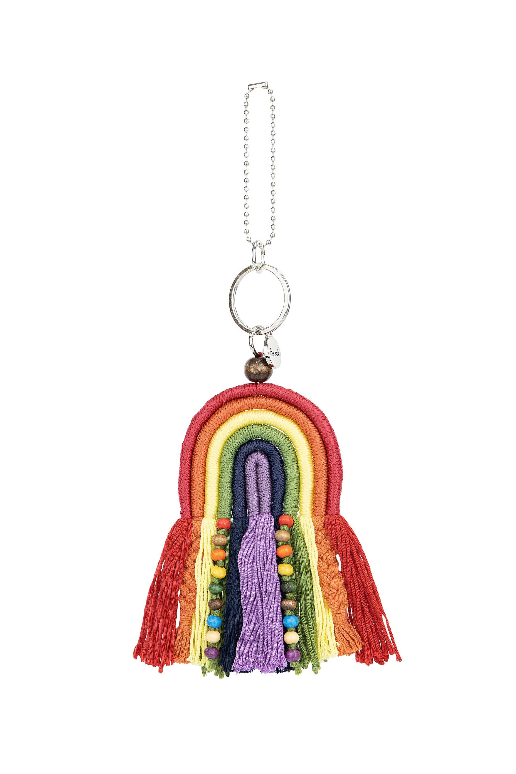 The Sak Yarnicharmz Hand Crochet Dangle - Rainbow, Main, color, 