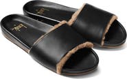 Beek Gallito Genuine Shearling Slide Sandal