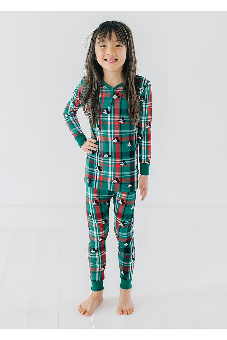 Steamboat Willie Tartan Pajama Set, Alternate, color, Multicolor
