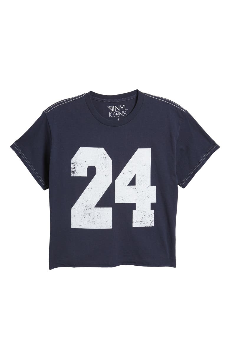 Vinyl Icons 24 Cotton Graphic Baby Tee, Alternate, color, 