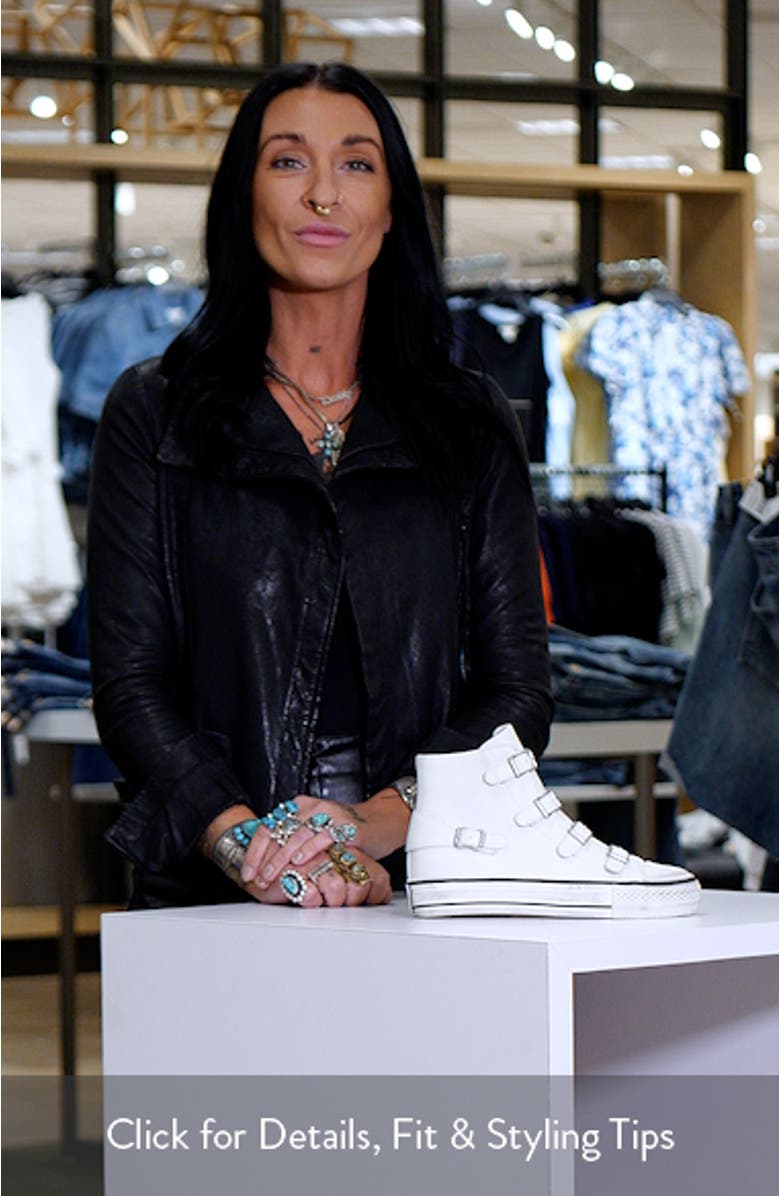 Virgin Leather High Top Platform Sneaker, sales video thumbnail