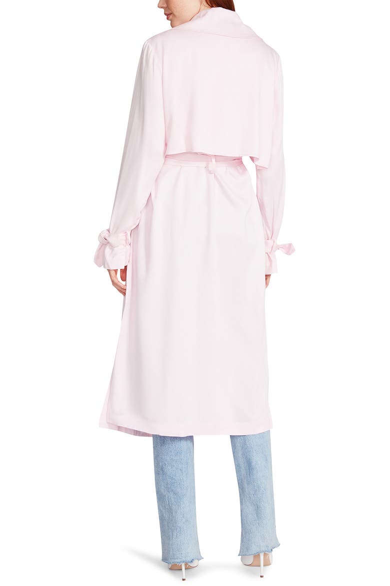 Twill Trench Coat, Alternate, color, PINK TULLE