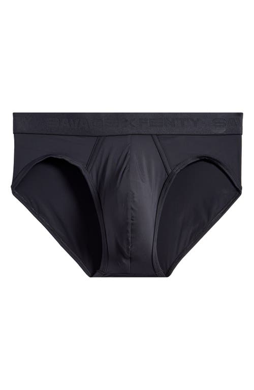 Savage X Fenty Shadow Fit Briefs In Black Caviar