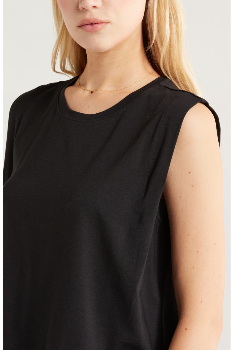 New Take Boxy Tank Top, Alternate, color, BLACK