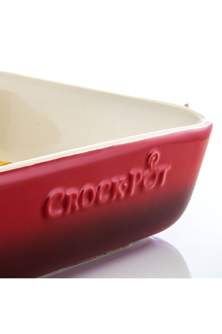 4 Quart Stoneware Bake Pan, Alternate, color, Red