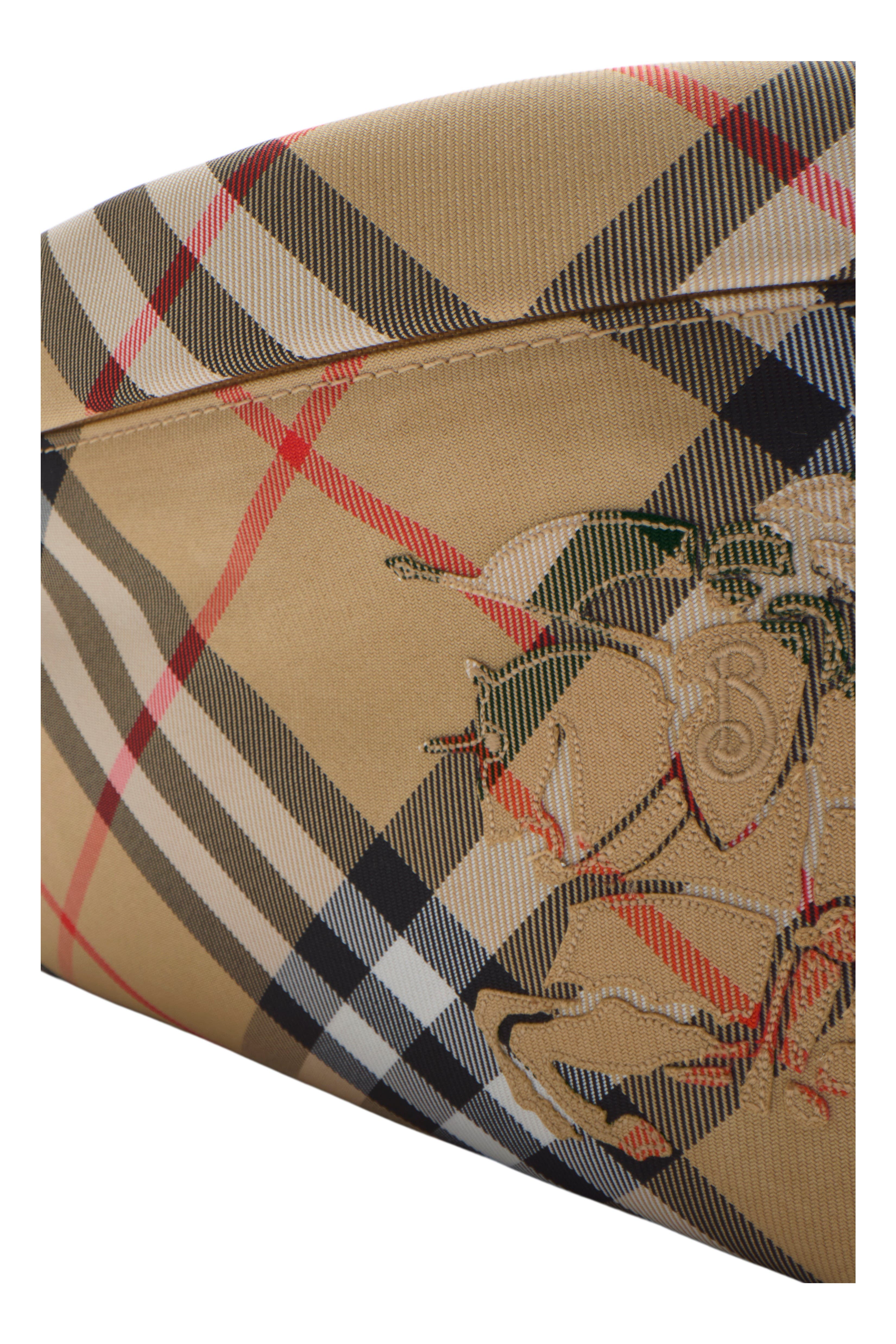 Burberry Check Belt Bag, Alternate, color, Sand