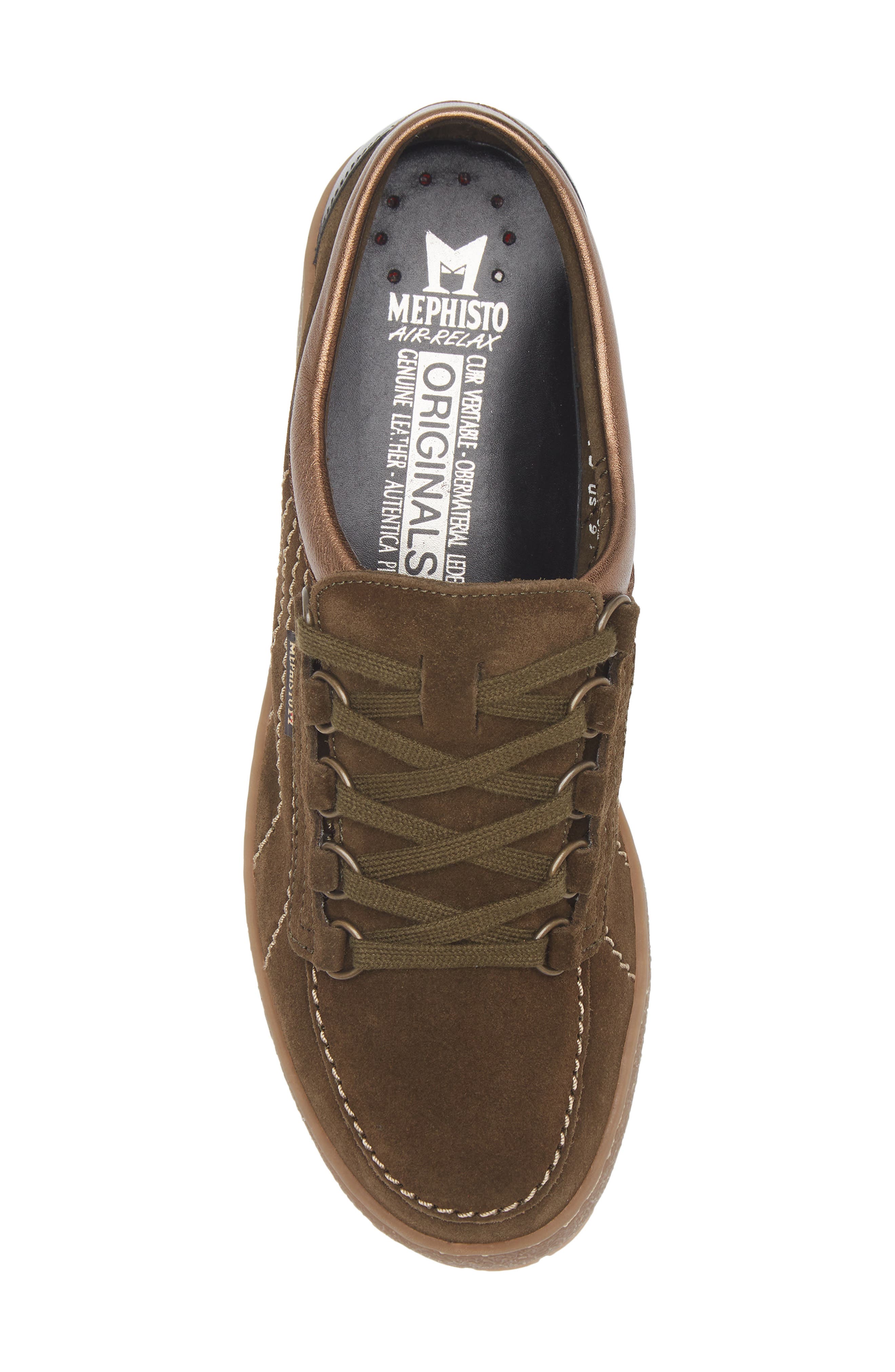 Mephisto Lady Low Top Sneaker, Alternate, color, Moss