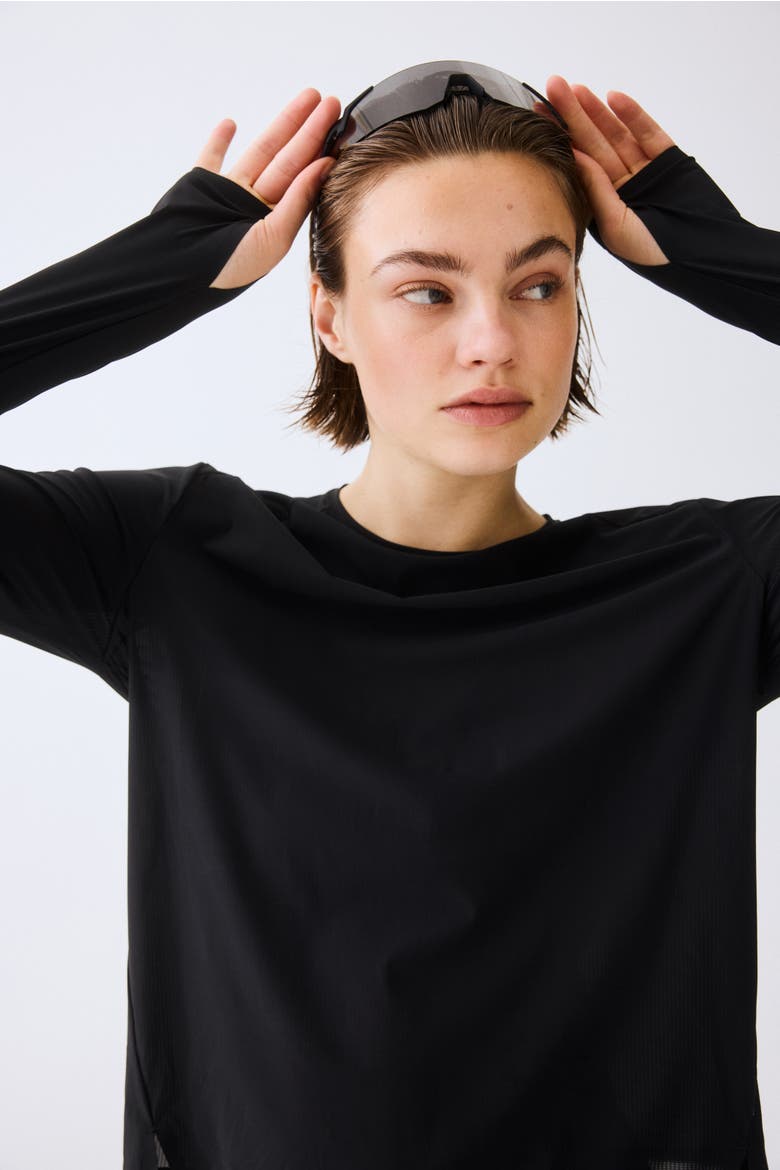 Sports Top With Drymove, Alternate, color, Black
