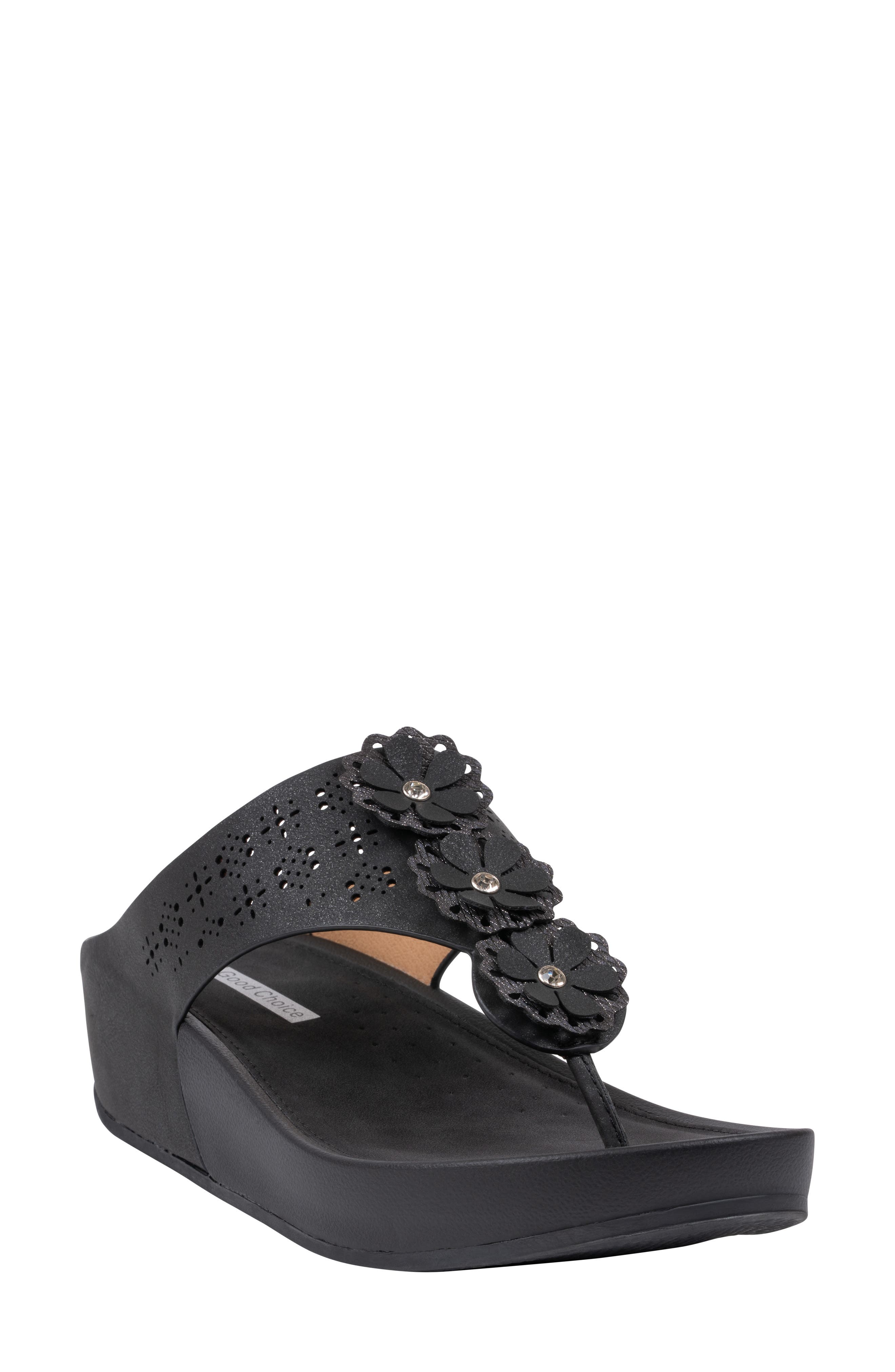 GOOD CHOICE NEW YORK Rana Wedge Sandal