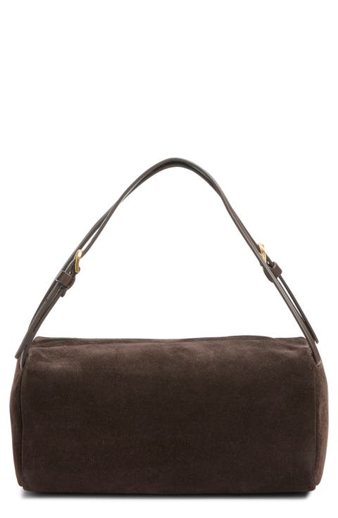 Josie Suede Top Handle Bag
