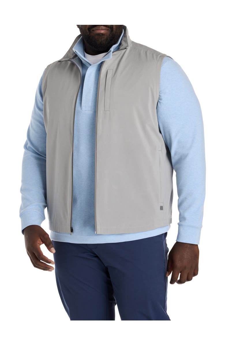 vineyard vines Big & Tall Mariner Soft Shell Performance Vest, Main, color, Ultimate Gray