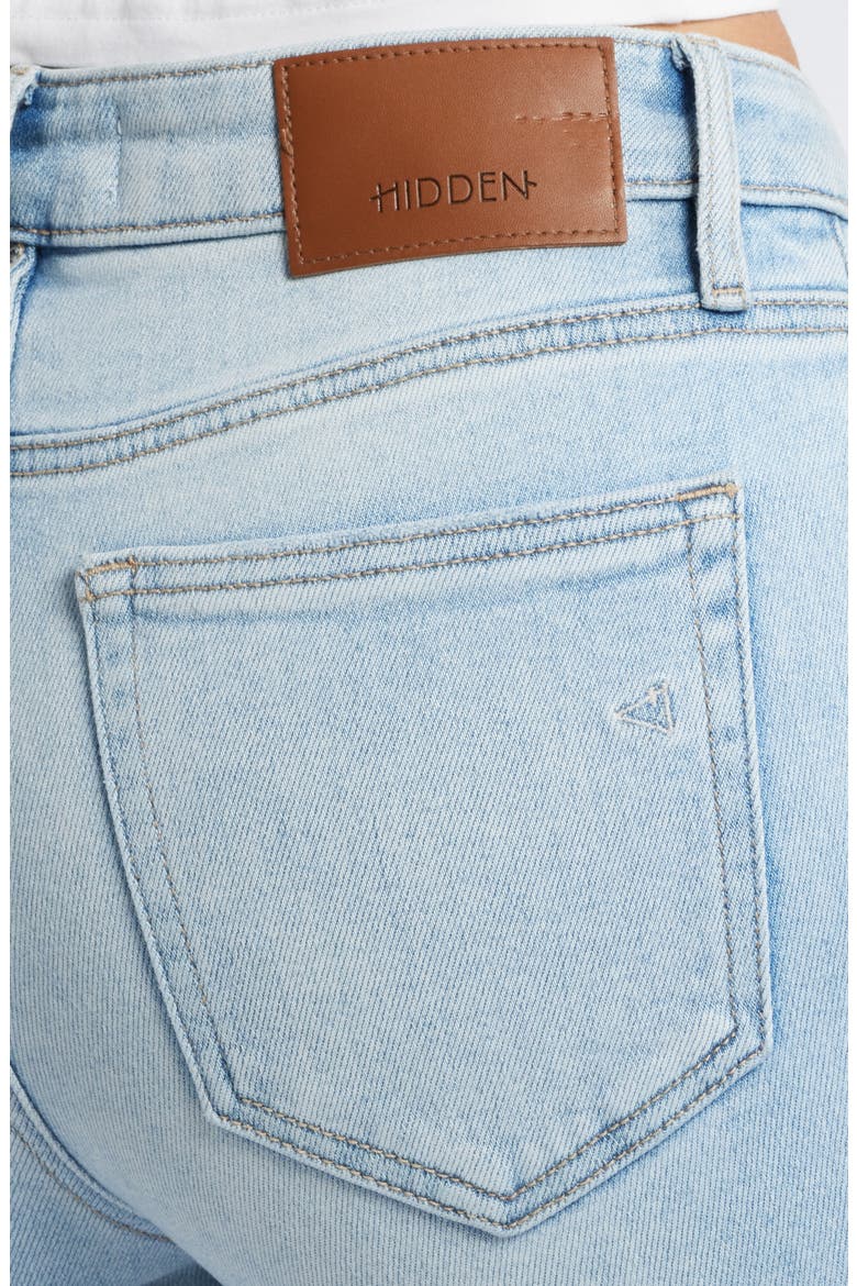 Ripped Straight Leg Jeans, Alternate, color, LIGHT WASH