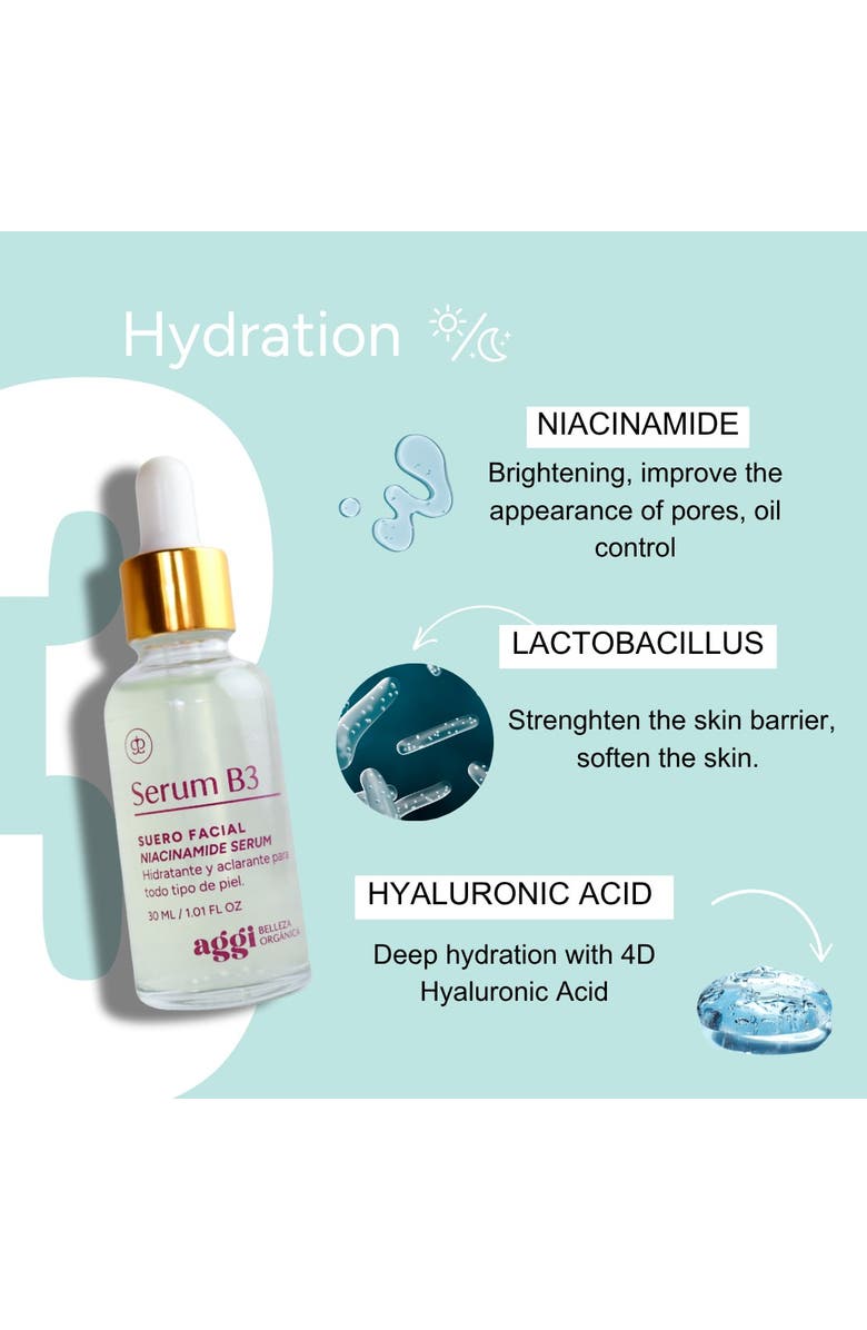 Aggi Beauty The Clear Balance Ritual Set. 3-step Routine For Oily & Combination Skin, Alternate, color, NO COLOR