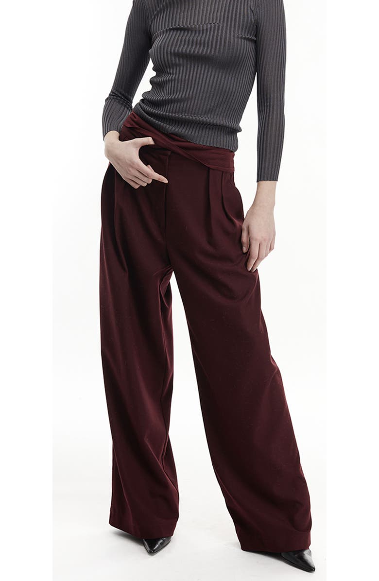 Mother of All Hedi Pants, Alternate, color, Burgundy