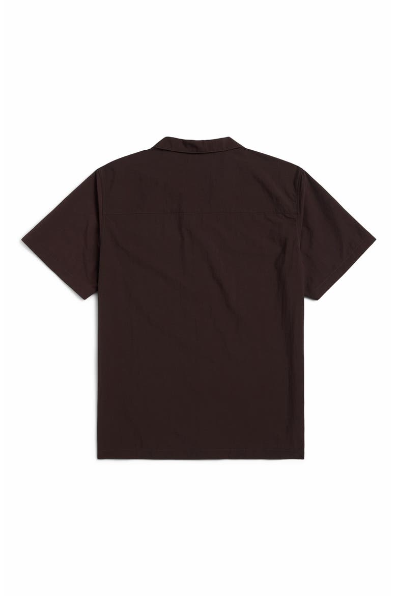 Alex Nylon Camp Shirt, Alternate, color, DRIFTWOOD