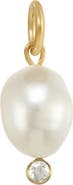 KOZAKH Freshwater Pearl & Cubic Zirconia Charm