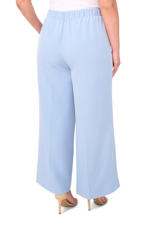 Vince Camuto Plus Size Clean-waist Wide-leg Trousers In Lake Breeze
