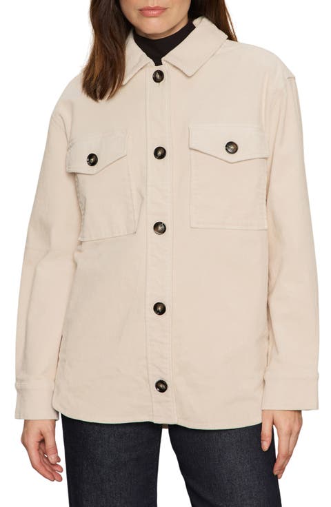 The Stretch Cotton Corduroy Shacket