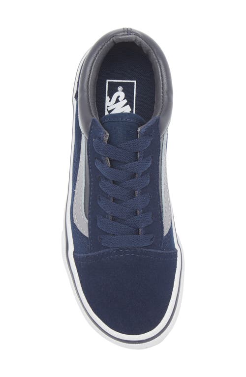 Shop Vans Kids' Old Skool Sneaker In Tonal Block Navy/grey