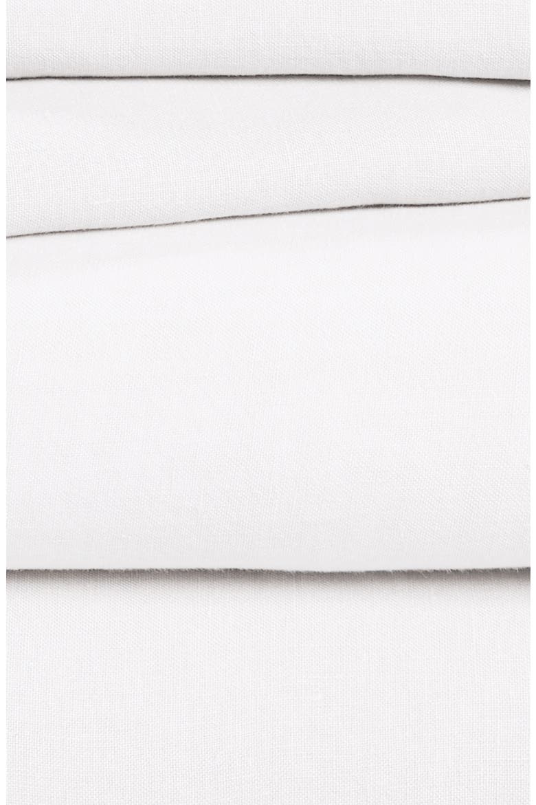 Linen Sheet Set, Alternate, color, WHITE