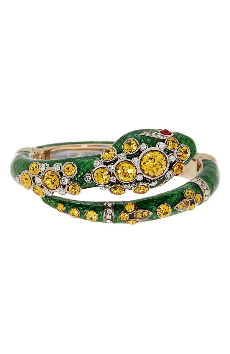 Roberto Cavalli Wraparound Snake Bracelet, Main, color,