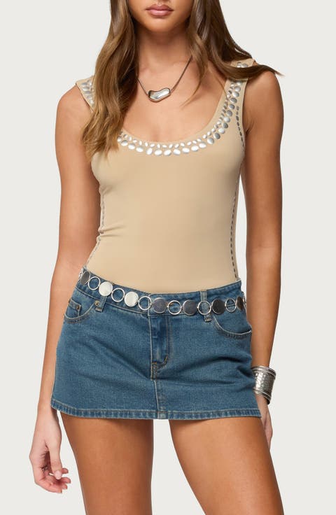 Amaia Studded Bodysuit