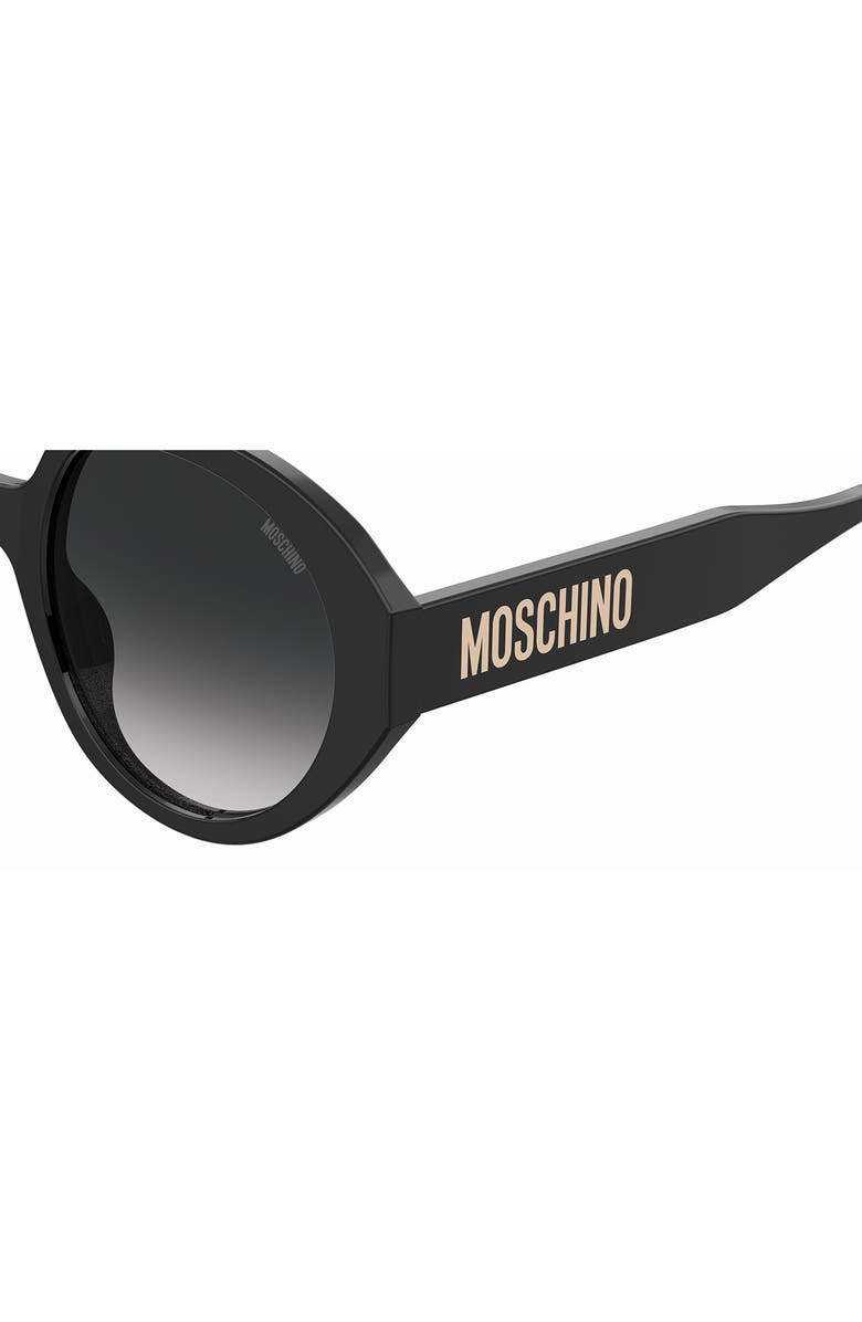 Moschino 53mm Gradient Round Sunglasses, Alternate, color,