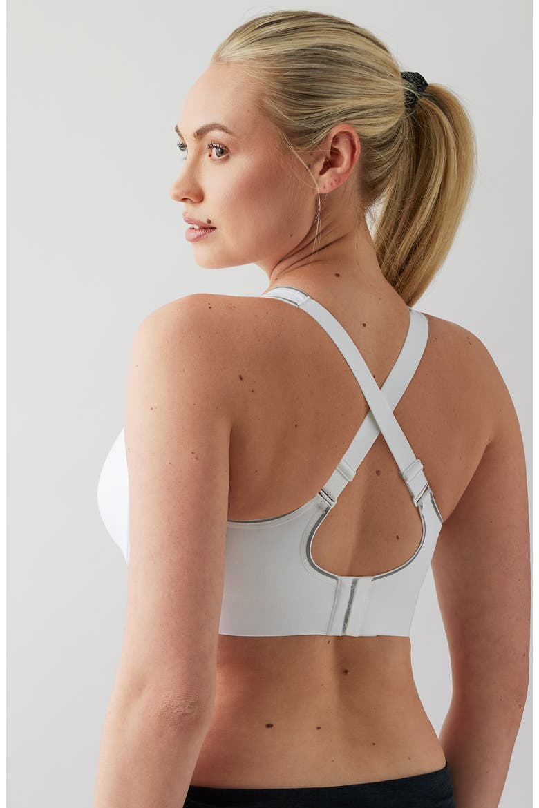 Sydney Underwire High Impact Sports Bra, Alternate, color, WHITE