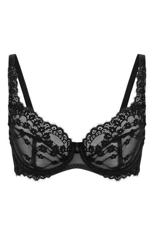 Hunkemoller Hunkemöller Daisy Non-padded Underwired Bra In Black