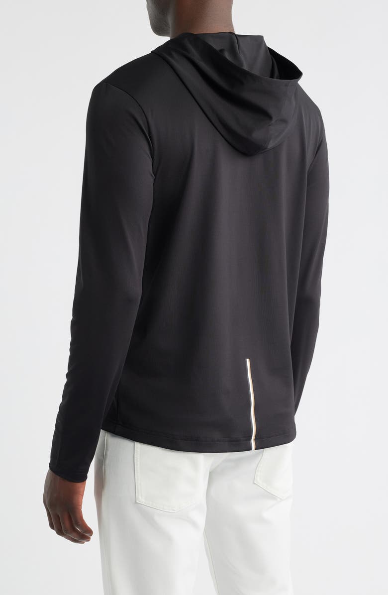 BOSS Scott Logo Hoodie, Alternate, color, Black