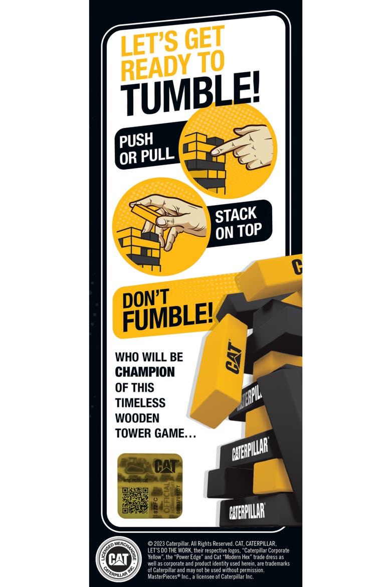 CAT - Caterpillar Tumble Tower, Alternate, color, Multicolor