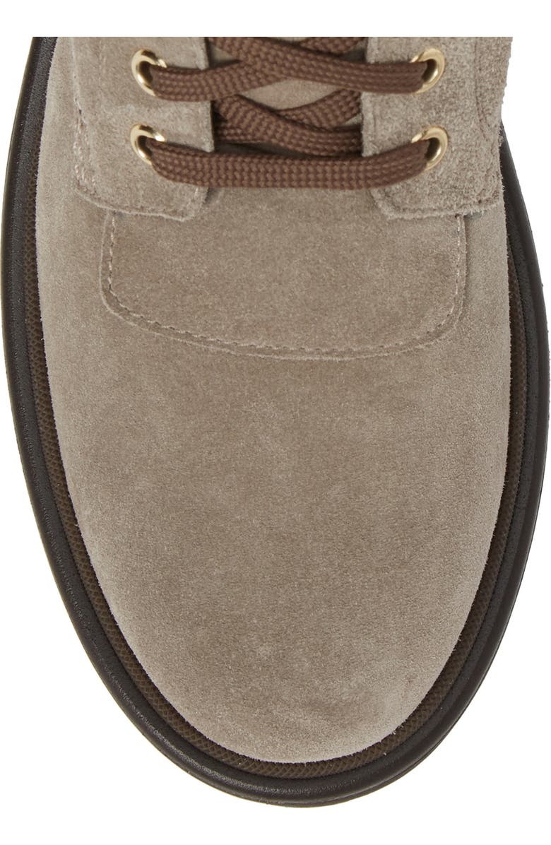 Moncler Patty Scarpa Faux Shearling Cuff Boot, Alternate, color,