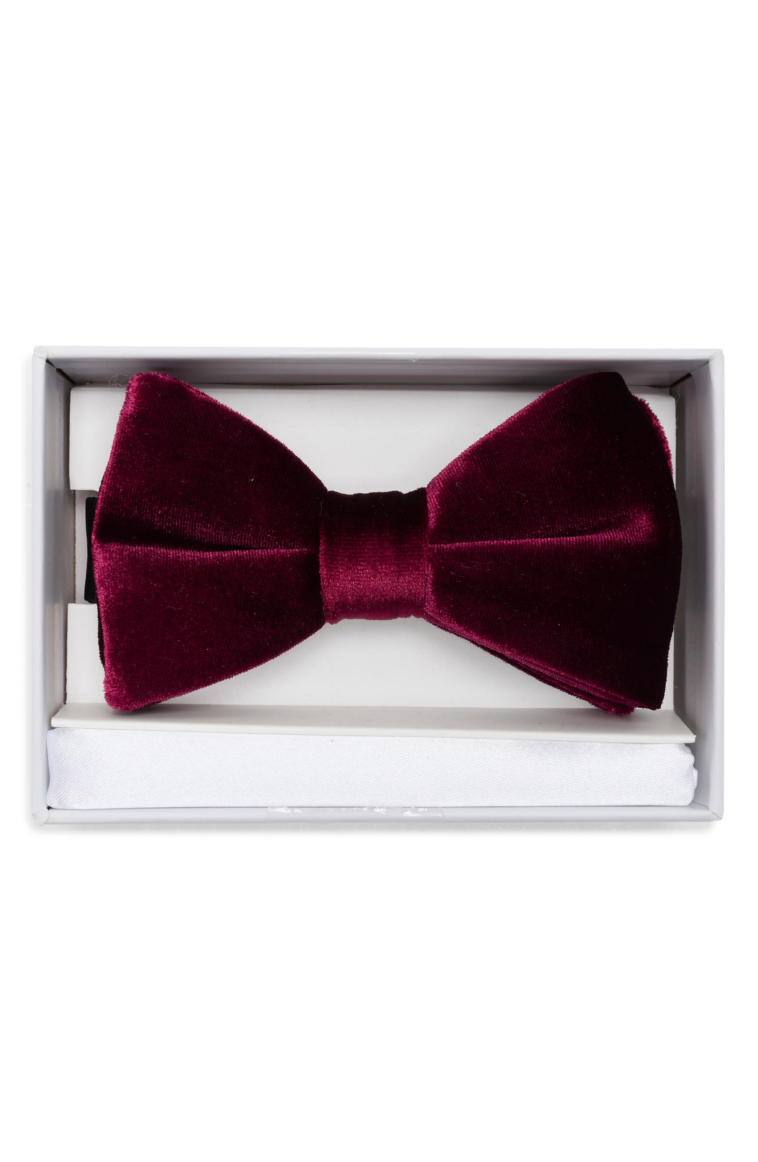 NORDSTROM RACK Velvet Bow Tie & Pocket Square Set | Nordstromrack