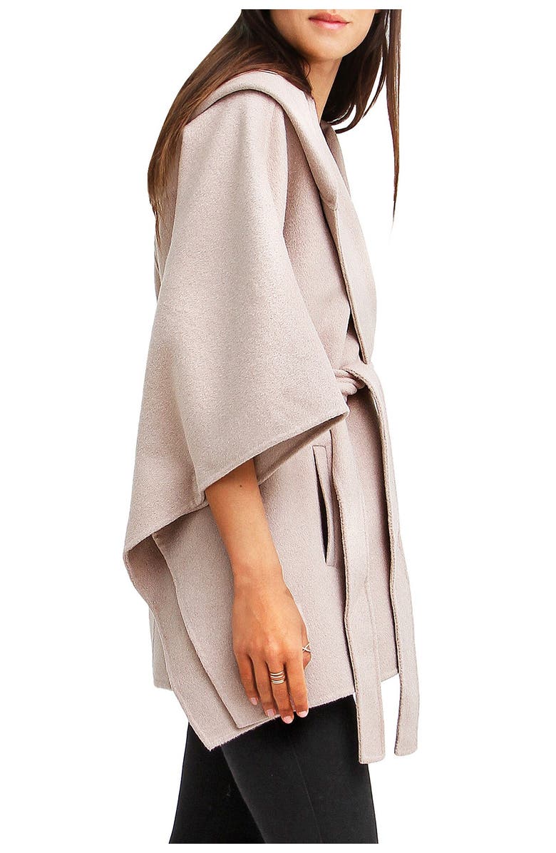 Belle & Bloom Jackson Landing Wool Blend Cape Coat, Alternate, color,