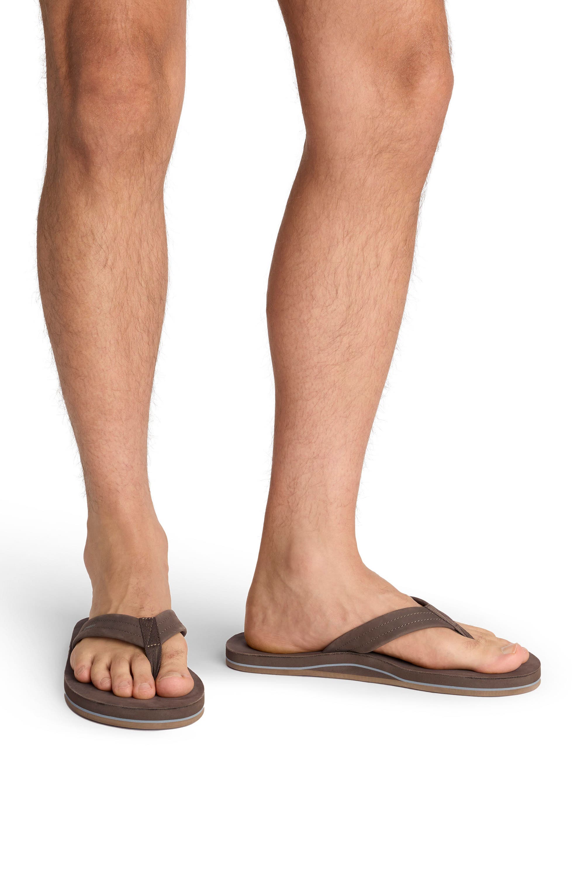 Sunrise Leather Flip Flop, Alternate, color, MUSHROOM GREY