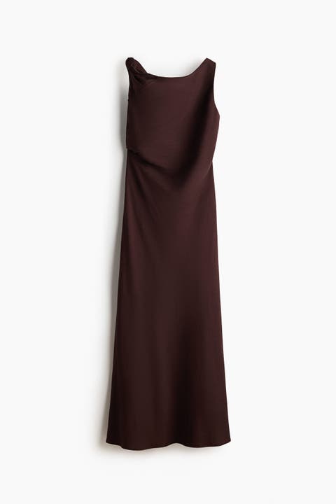 Sleeveless Linen-blend Dress